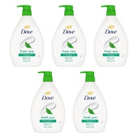 Dove Fresh Care Body Wash 1L Pack of 5
