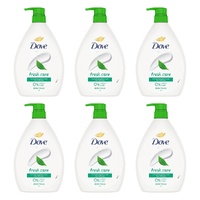 Dove Fresh Care Body Wash 1L Pack of 6