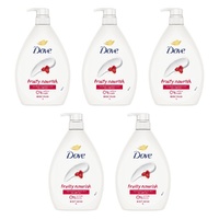 Dove Fruity Nourish Body Wash 1L Pack of 5