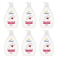 Dove Fruity Nourish Body Wash 1L Pack of 6