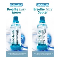 Ecomed Breathe Eazy Spacer with Mouth Piece Pack of 2