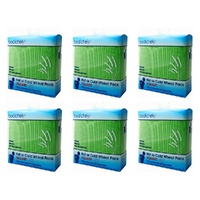 Bodichek Hot/Cold Wheat Pack, Rectangle, 25 x 15cm Bundle of 6