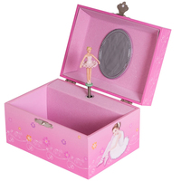 Music Box Ballerina  Clara  Rect 14.8 x10.6 x 8.4cm Pink