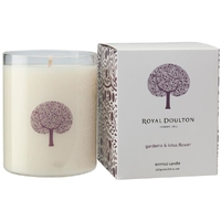 Royal Doulton Fable Scented Candle Gardenia & Lotus Flower 250g