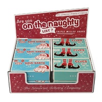 The Somerset Toiletry Co Naughty List Soap 150g Assorted Counter Display of 12
