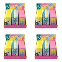 The Somerset Toiletry Co Bath Fizzer Bars 200g Assorted Counter Display of 24 Bundle of 4