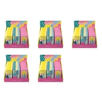 The Somerset Toiletry Co Bath Fizzer Bars 200g Assorted Counter Display of 24 Bundle of 5