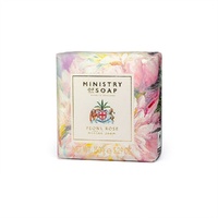 Ministry of Soap Oil Painting Spring Peony Rose Milled Soap 150g