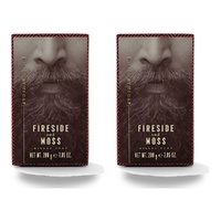 Ministry of Soap Woodsman's Fireside and Moss Milled Soap 200g Pack of 2