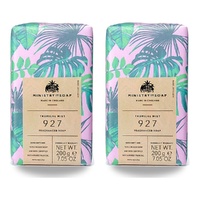 Ministry of Soap Natural Rainforest Tropical Mist Fragranced Soap 200g Pack of 2