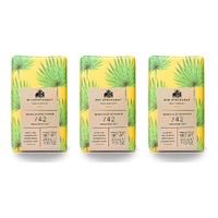 Ministry of Soap Natural Rainforest Mango and Lotus Flower Fragranced Soap 200g Pack of 3