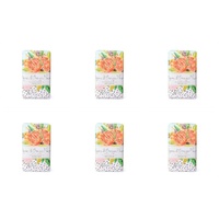Ministry of Soap Painted Blooms Argan and Orange Flower Soap Bar 200g Pack of 6