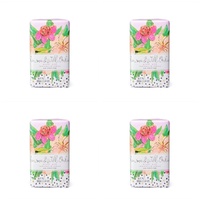 Ministry of Soap Painted Blooms Primrose and Wild Orchid Soap Bar 200g Pack of 4