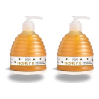 Scottish Fine Soaps Honey B Creme Hand Wash 300mL Pump Bottle Pack of 2