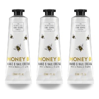 Scottish Fine Soaps Honey B Hand & Nail Cream 30mL Pack of 3