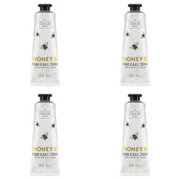 Scottish Fine Soaps Honey B Hand & Nail Cream 30mL Pack of 4