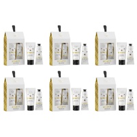 Scottish Fine Soaps Honey B Hand Care Duo Gift Set Hand Scrub & Hand Cream Bundle of 6