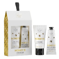 Scottish Fine Soaps Honey B Hand Care Duo Gift Set Hand Scrub & Hand Cream