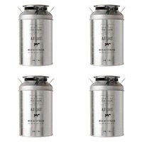 Scottish Fine Soaps Au Lait Milk Bath Powder 500g Tin Pack of 4