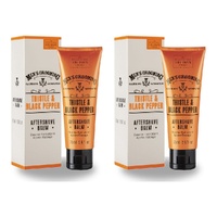 Scottish Fine Soaps Men's Grooming Thistle & Black Pepper Aftershave Balm 75mL Pack of 2