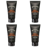 Scottish Fine Soaps Men's Grooming Thistle & Black Pepper Facial Wash 150mL Pack of 4
