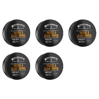 Scottish Fine Soaps Men's Grooming Thistle & Black Pepper Beard Balm 95mL Tin Pack of 5