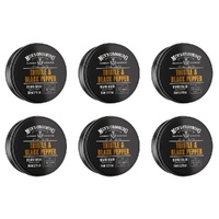 Scottish Fine Soaps Men's Grooming Thistle & Black Pepper Beard Balm 95mL Tin Pack of 6