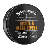 Scottish Fine Soaps Men's Grooming Thistle & Black Pepper Beard Balm 95mL Tin