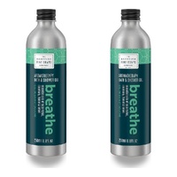 Scottish Fine Soaps Aromatherapy Breathe Bath & Shower Gel 250mL Pack of 2