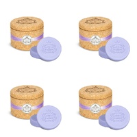 Essencias de Portugal Lavender Soap 2 x 50g in Cork Keeper Pack of 4