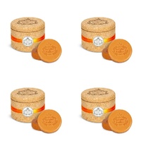 Essencias de Portugal Orange Soap 2 x 50g in Cork Keeper Pack of 4
