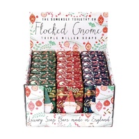 The Somerset Toiletry Co Flocked Gnome Soap 200g Assorted Counter Display of 18