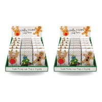 The Somerset Toiletry Co Novelty Xmas Soap 200g Assorted Counter Display of 18 Bundle of 2