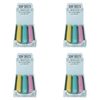 The Somerset Toiletry Co Soap Sheets Assorted Scents Counter Display of 36 Bundle of 4