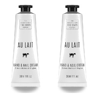 Scottish Fine Soaps Au Lait Hand & Nail Cream 30mL Pack of 2
