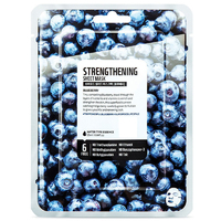 Superfood Strengthening Face Mask Sheet Single Blueberry Facial Care Cosmetics