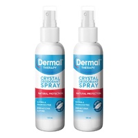 Dermal Therapy Crystal Deodorant Spray 120mL Pack of 2
