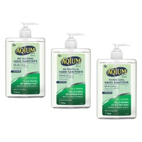 Ego Aqium with Aloe Antibacterial Hand Sanitiser 1L Pack of 3