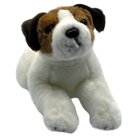 Bocchetta Plush Toys "Sparky" Jack Russell Dog Floppy Lying Medium 28cm