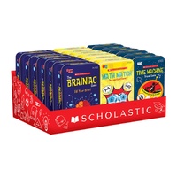 Scholastic Tinned Games Assorted Counter Display of 12