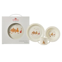 Bunnykins 3 Piece Melamine Dinner Set Natural