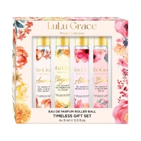 Lulu Grace 4 Piece EDP Rollerball Gift Set Womens Travel Perfume 9ml