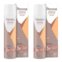 Rexona Clinical Antiperspirant Deodorant Summer Strength 180mL Pack of 2