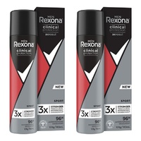 Rexona Men Clinical Protection 96H Antiperspirant Sport 180mL Pack of 2