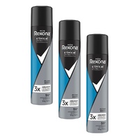 Rexona Men Clinical Protection 96H Antiperspirant Clean Scent 180mL Pack of 3