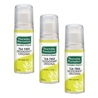 Thursday Plantation Tea Tree Deodorant Original 60mL Pack of 3