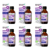 Brauer Baby & Child Teething Oral Liquid 100mL Pack of 6