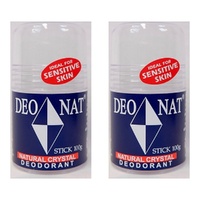 Deonat Crystal Deodorant Stick 100g Pack of 2