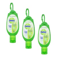 Dettol Healthy Touch Instant Hand Sanitiser Clip-On 50mL Pack of 3