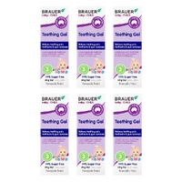 Brauer Baby & Child Teething Gel 20g Pack of 6